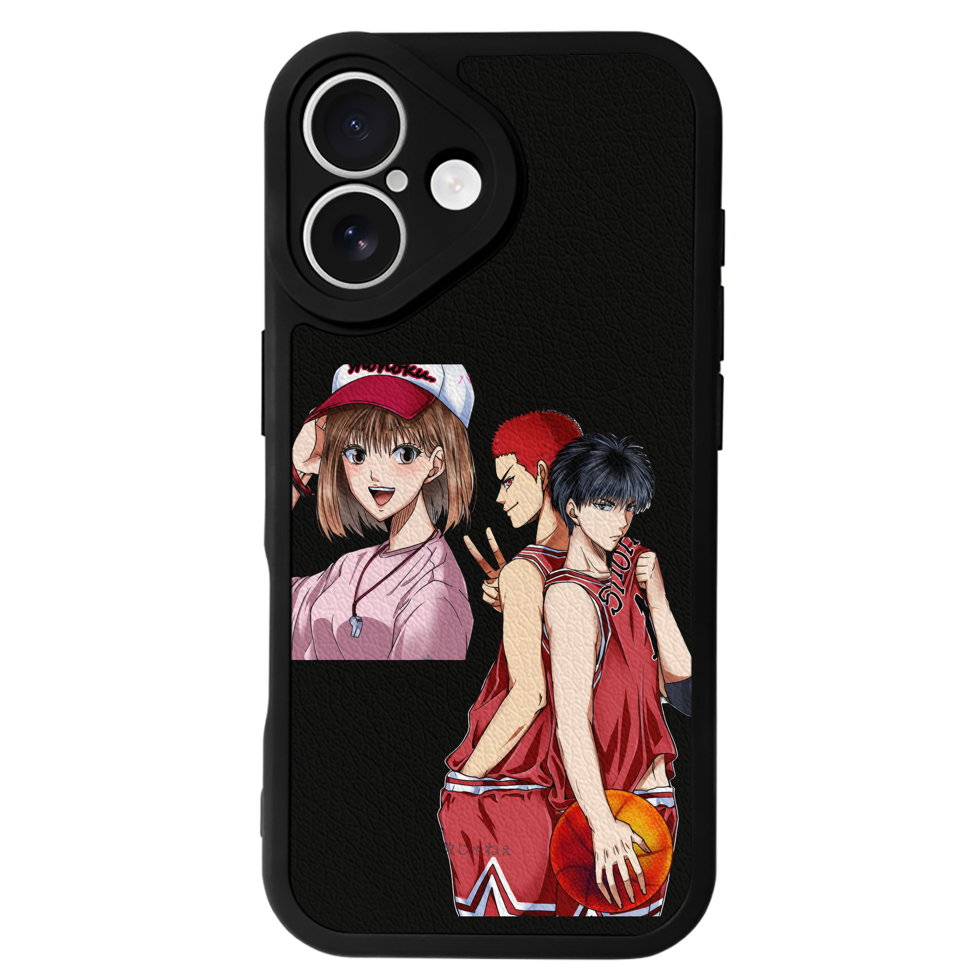 （画像用） SLAM DUNK／スラムダンク 【iPhone 16シリーズ対応】シリコンスマホケース（レザー調） 材質：シリコン